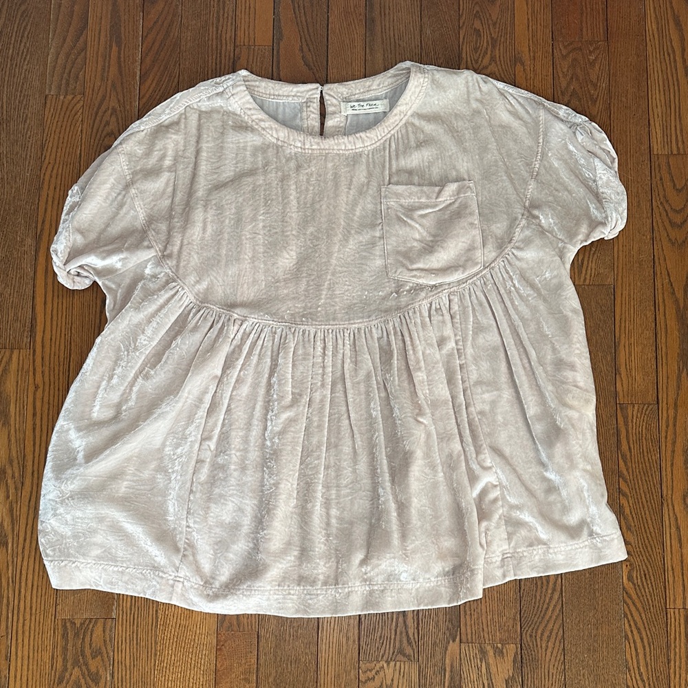Free People Velvet Babydoll Tunic